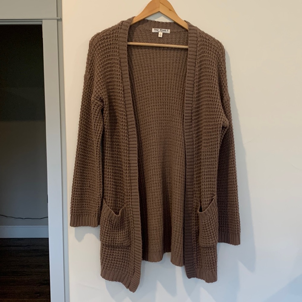 Knit cardigan